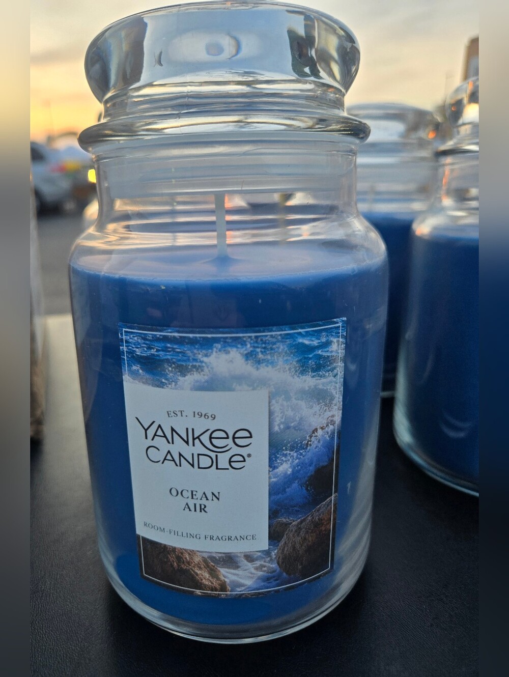 Yankee Candle Ocean Air Jar Candle - Blue